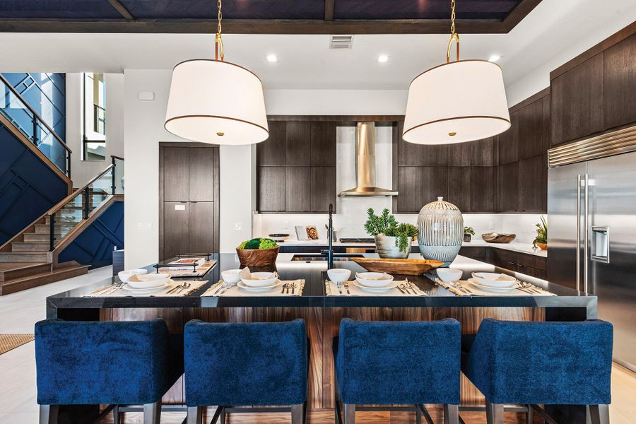 Representative furnished interior of a home built from the Santorini by GL Homes in Lotus Edge, Boca Raton (Image 8).