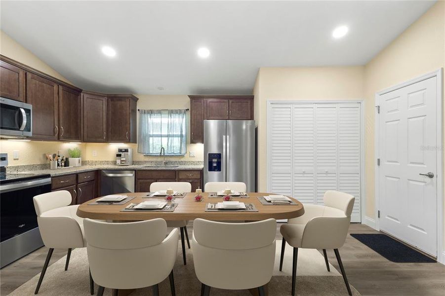 Furnished interior view inside a new home in , Palm Coast (Image 11).