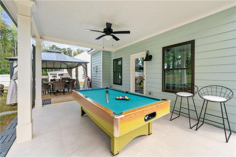 Exterior details and patio area of a home in Springside Reserve, Powder Springs (Image 3). Exterior details and patio area of a home in Springside Reserve, Powder Springs (Image 3).