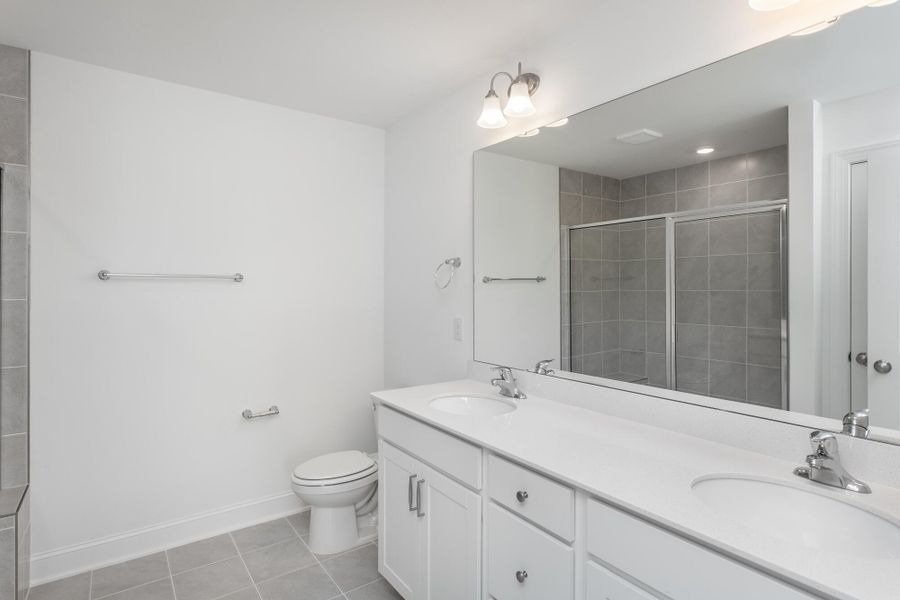 Furnished interior view inside a new home in Running Brook Townes, Durham (Image 8).