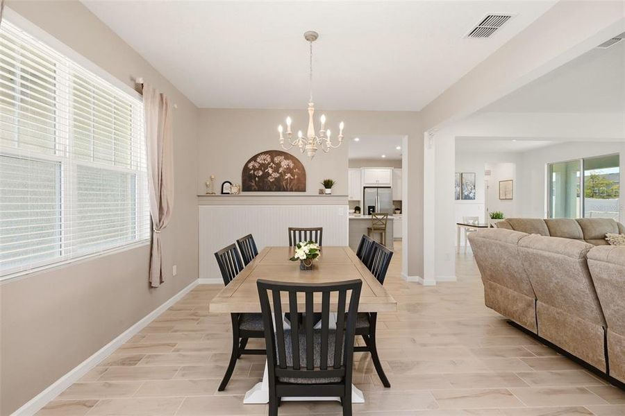 Furnished interior view inside a new home in Meadowlark Landing, Apopka (Image 16). Furnished interior view inside a new home in Meadowlark Landing, Apopka (Image 16).