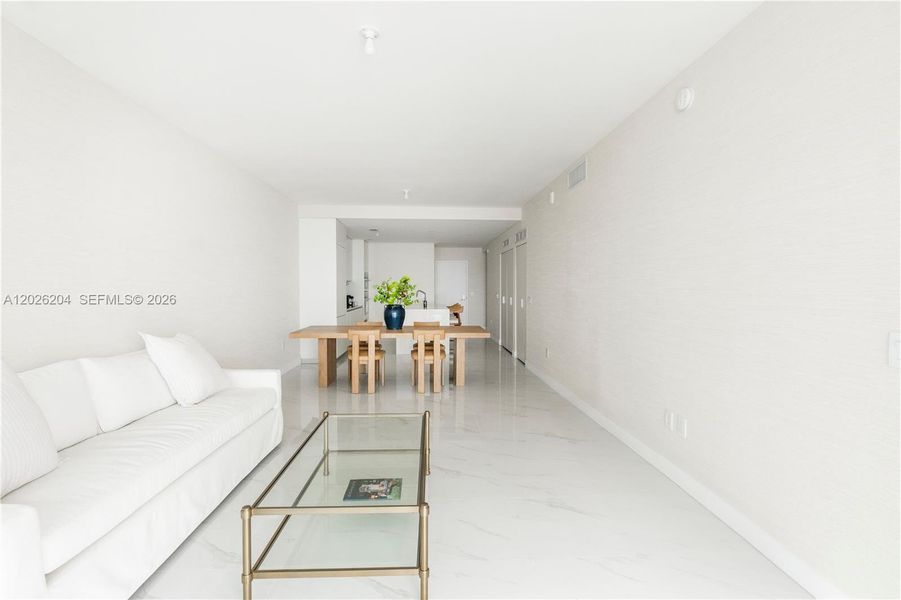 Furnished interior view inside a new home in Aria Reserve, Miami (Image 9).