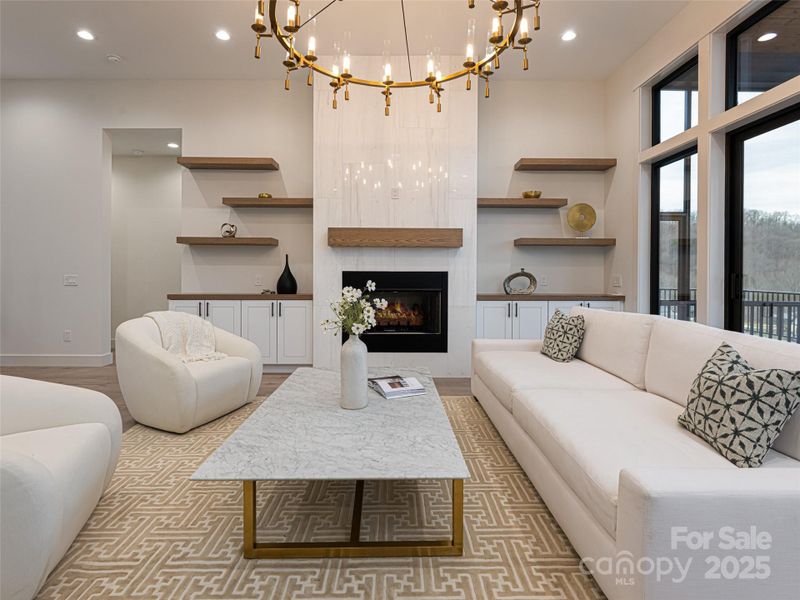 Furnished interior view inside a new home in , Candler (Image 33). Furnished interior view inside a new home in , Candler (Image 33).