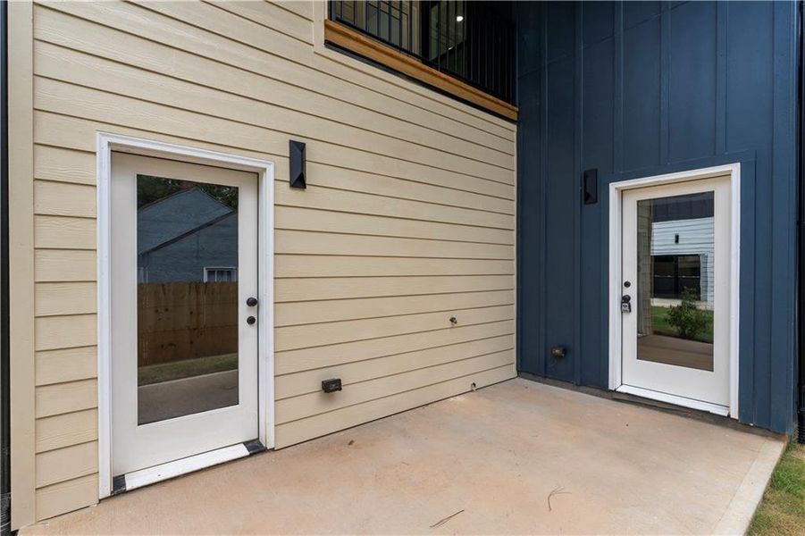 Exterior details and patio area of a home in , Forest Park (Image 21).