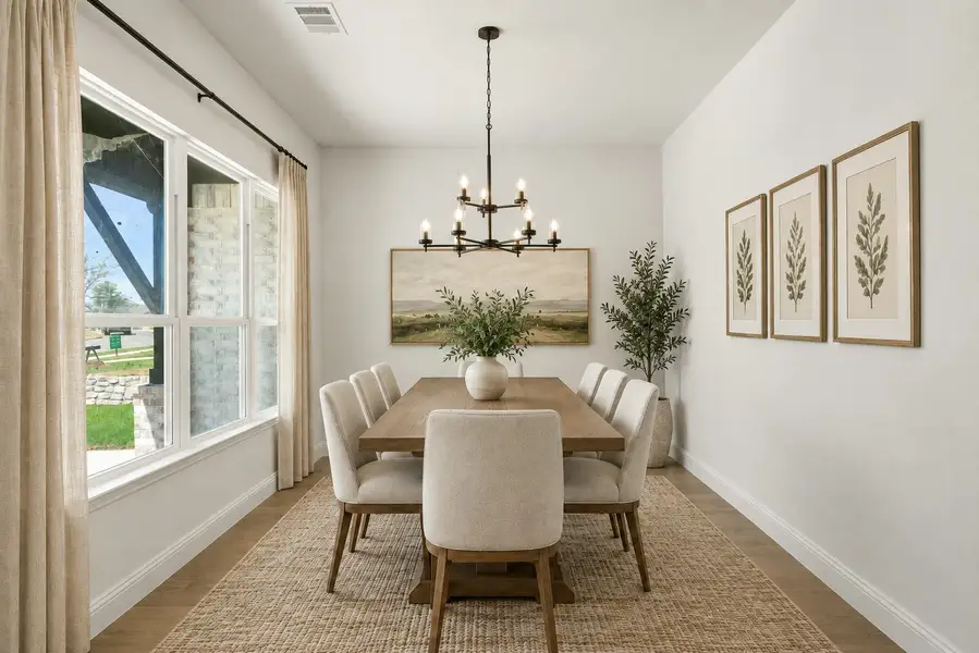 Furnished interior view inside a new home in Kentsdale Farms, DeSoto (Image 5).