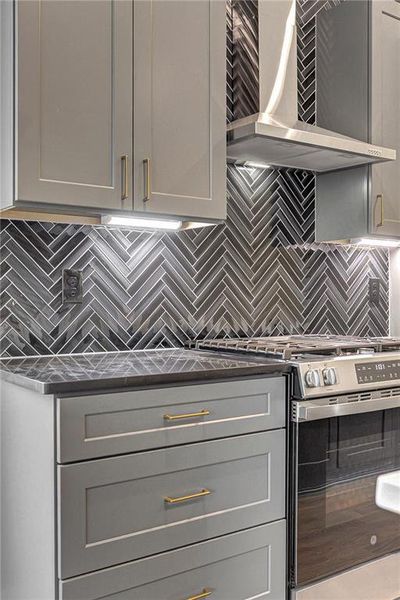 Furnished interior view inside a new home in , Atlanta (Image 6).