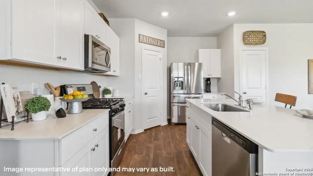 Furnished interior view inside a new home in , San Antonio (Image 27).