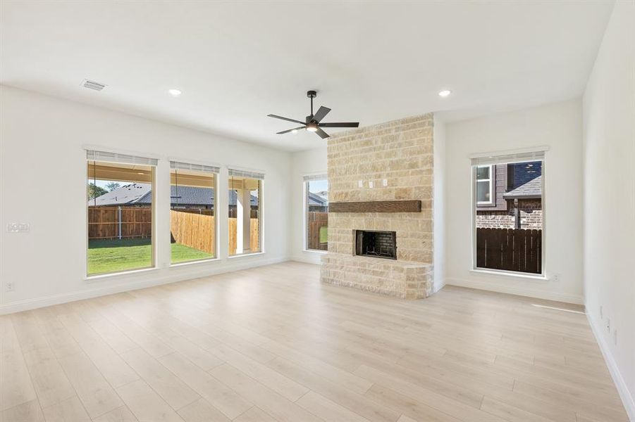 Spacious, unfurnished interior of a new home in Meadow Vista 60-65, Anna (Image 29). Spacious, unfurnished interior of a new home in Meadow Vista 60-65, Anna (Image 29).