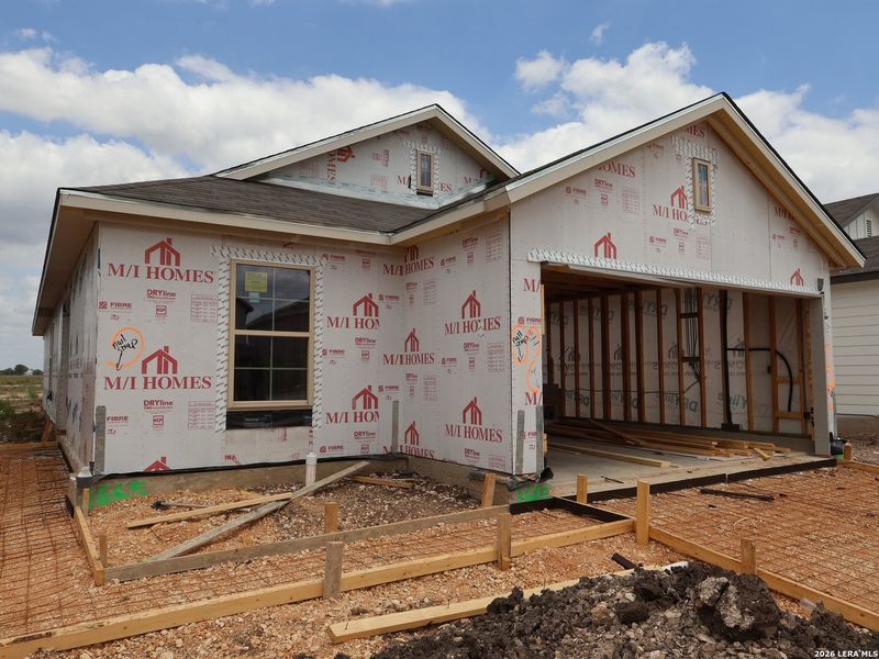 In-progress construction of a new home in Meadows at Clear Springs, New Braunfels, TX (Image 23).