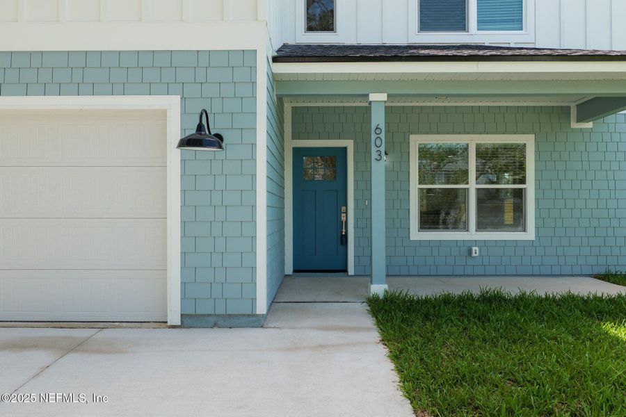 Front exterior of a new home in , St. Augustine, FL, highlighting curb appeal (Image 16).