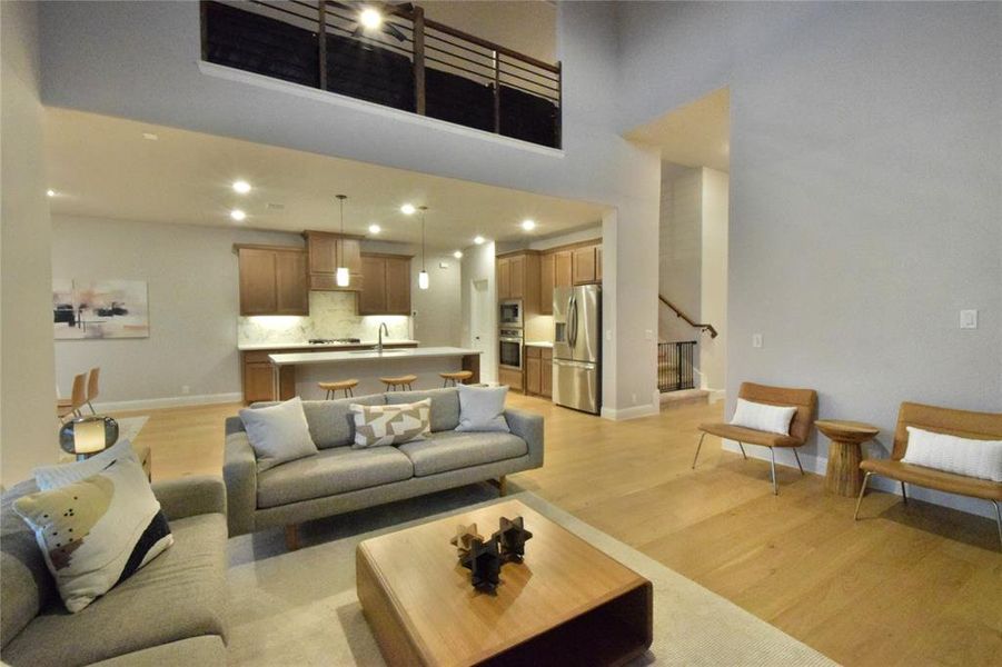 Furnished interior view inside a new home in Abe's Landing, Granbury (Image 17).