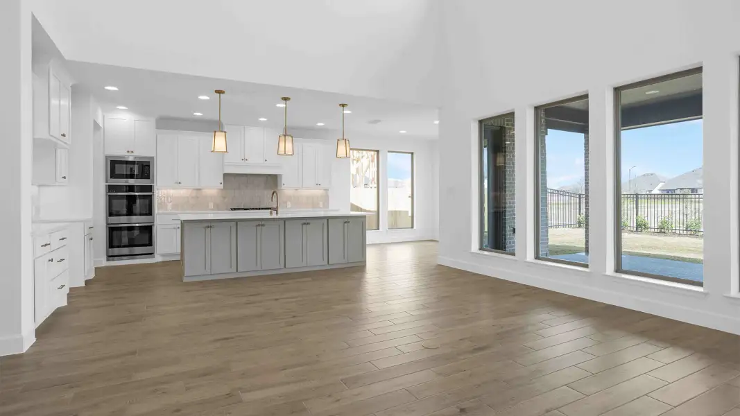 Spacious, unfurnished interior of a new home in Legacy Prairie at Katy Court, Katy (Image 4).