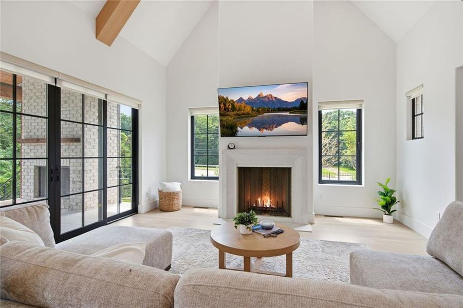 Furnished interior view inside a new home in , Alpharetta (Image 7).