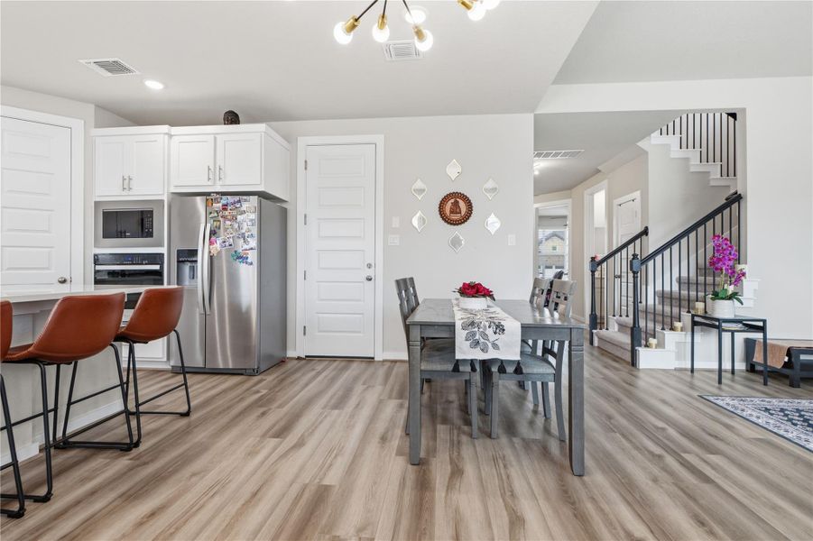 Furnished interior view inside a new home in University Heights, Round Rock (Image 26).
