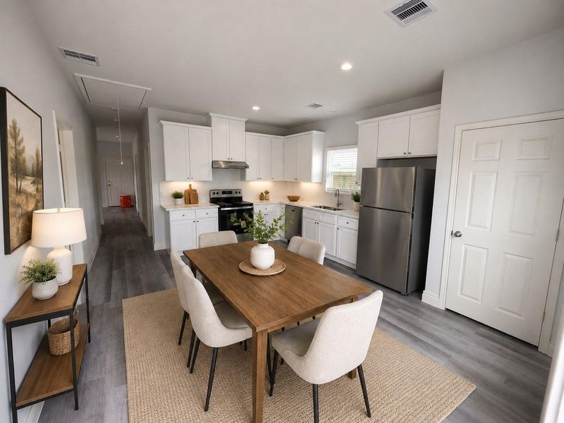 Kitchen (staged)
