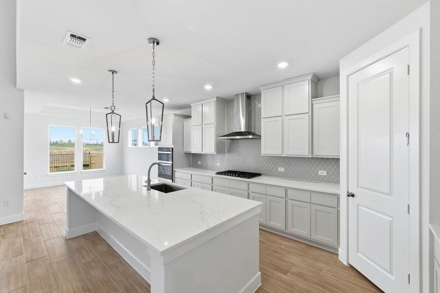 Furnished interior view inside a new home in The Colony, Bastrop (Image 8).