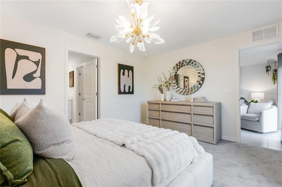 Furnished interior view inside a new home in Rye Ranch, Parrish (Image 12).