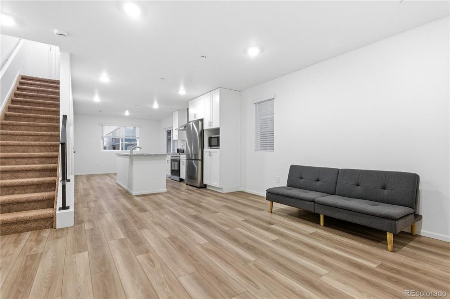 Furnished interior view inside a new home in Reunion, Commerce City (Image 8).
