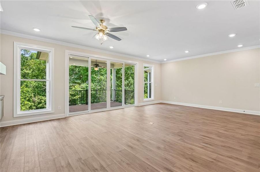 Spacious, unfurnished interior of a new home in Waterside, Peachtree Corners (Image 39).