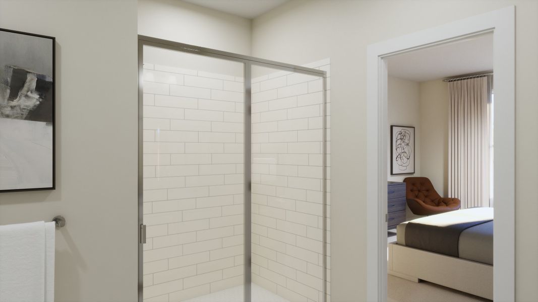Representative furnished interior of a home built from the 4014 by Risewell Homes in Parkton Square, Kyle (Image 15).