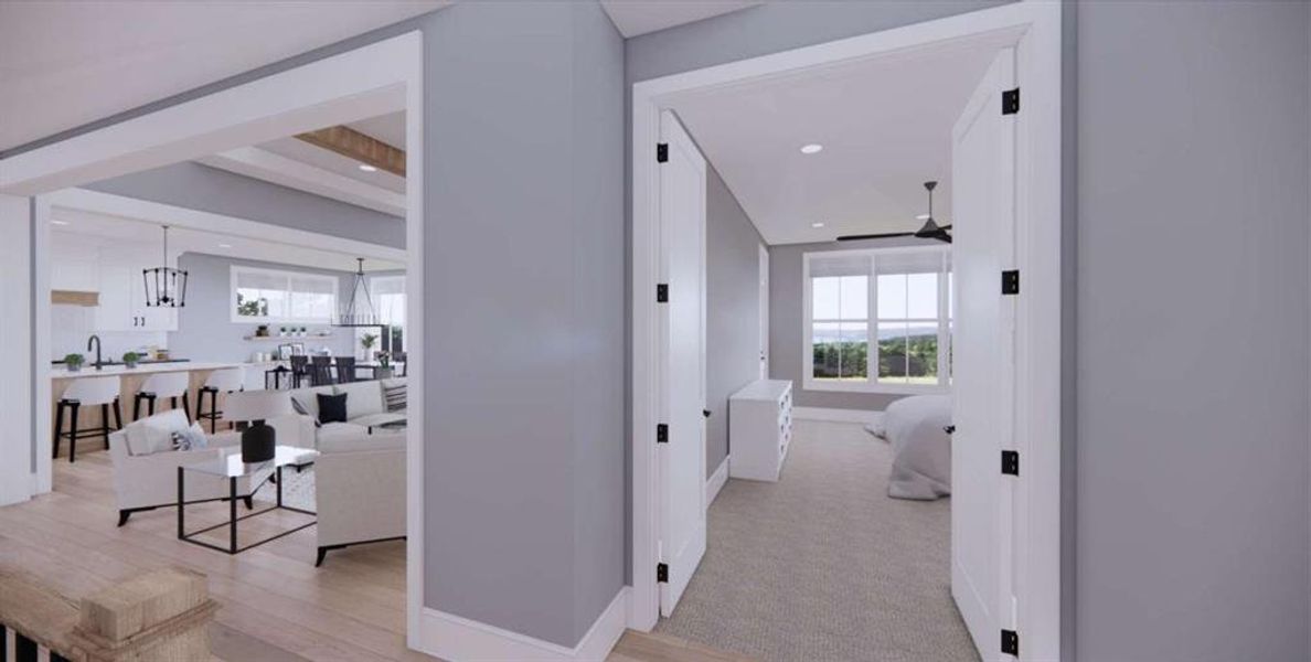 Furnished interior view inside a new home in , Carrollton (Image 32).