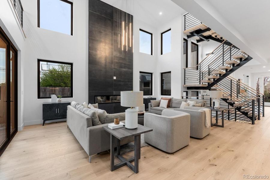 Furnished interior view inside a new home in , Denver (Image 14). Furnished interior view inside a new home in , Denver (Image 14).