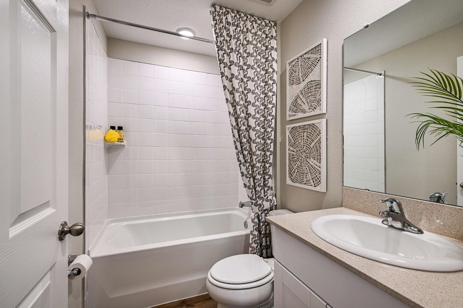 Furnished interior view inside a new home in Crosswinds, Haines City (Image 21).
