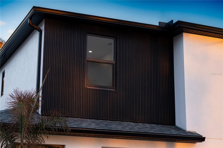 Exterior details and patio area of a home in , Tampa (Image 29).