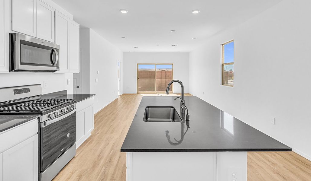 Furnished interior view inside a new home in Coronet at Gladden Farms, Marana (Image 9). Furnished interior view inside a new home in Coronet at Gladden Farms, Marana (Image 9).