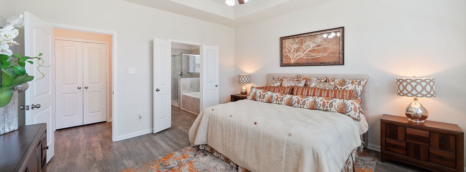 Representative furnished interior of a home built from the Wilson by First America Homes in Liberty Estates, Cleveland (Image 8).
