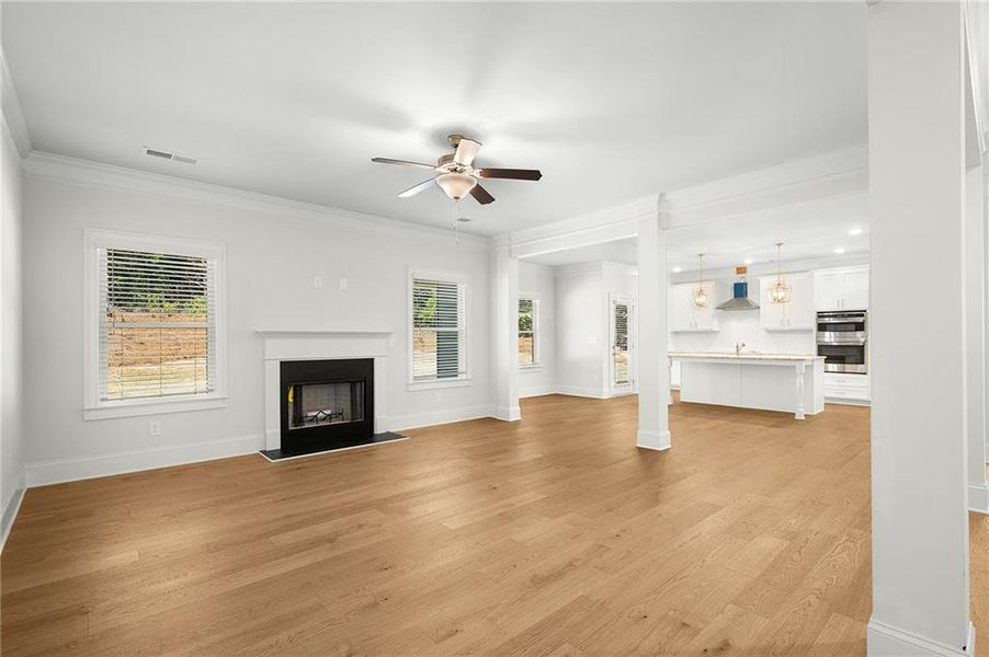 Spacious, unfurnished interior of a new home in The Landing at Miller’s Ferry, Adairsville (Image 34). Spacious, unfurnished interior of a new home in The Landing at Miller’s Ferry, Adairsville (Image 34).