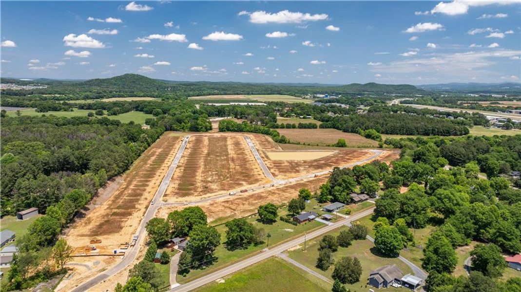 Site preparation for new homesites in Greene Farm, Cartersville (Image 38).