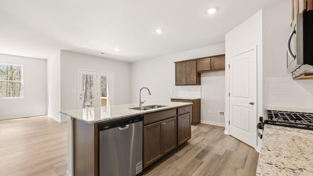 Furnished interior view inside a new home in South Wind, Union City (Image 8).