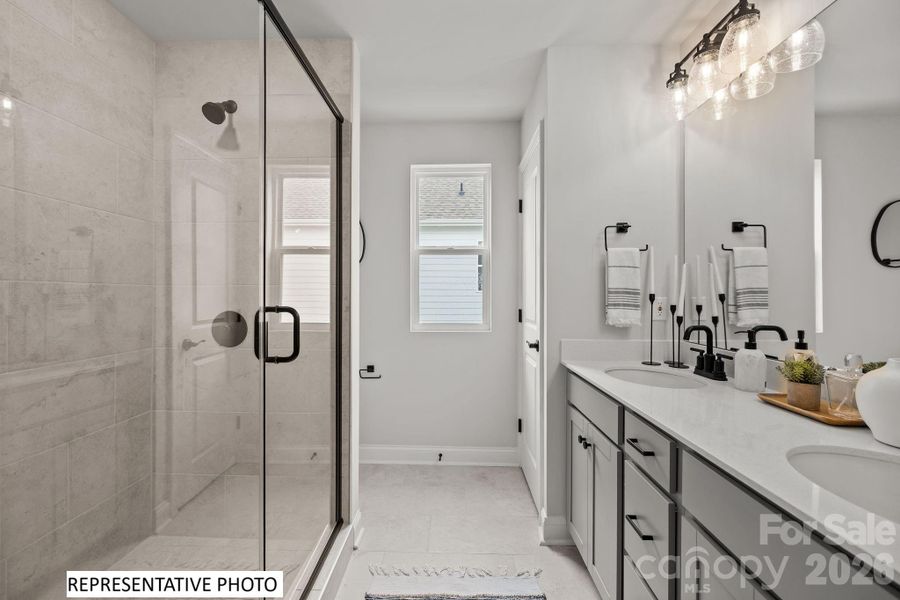 Furnished interior view inside a new home in Arbor Village, Matthews (Image 24).