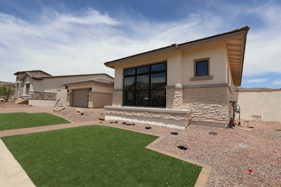 Exterior details and patio area of a home in Alta at Verrado Regent Hills, Buckeye (Image 8). Exterior details and patio area of a home in Alta at Verrado Regent Hills, Buckeye (Image 8).