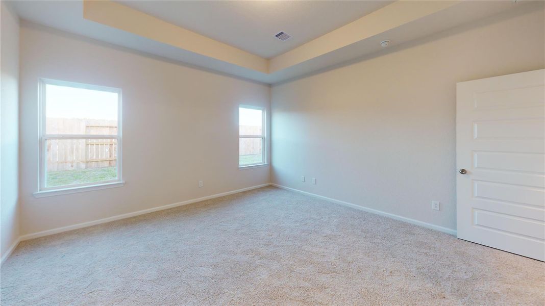 The Cardinal II- Primary Bedroom with Tray Ceiling