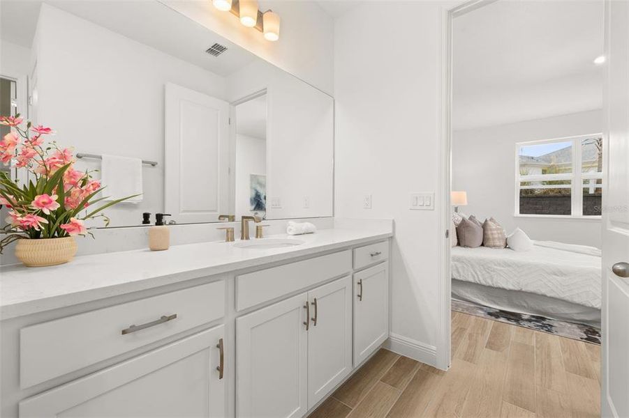 Furnished interior view inside a new home in Green Key Village, Lady Lake (Image 14).