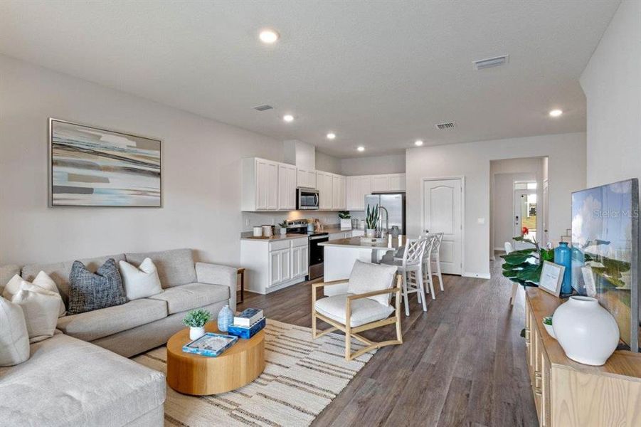 Furnished interior view inside a new home in Brentwood, Davenport (Image 1).