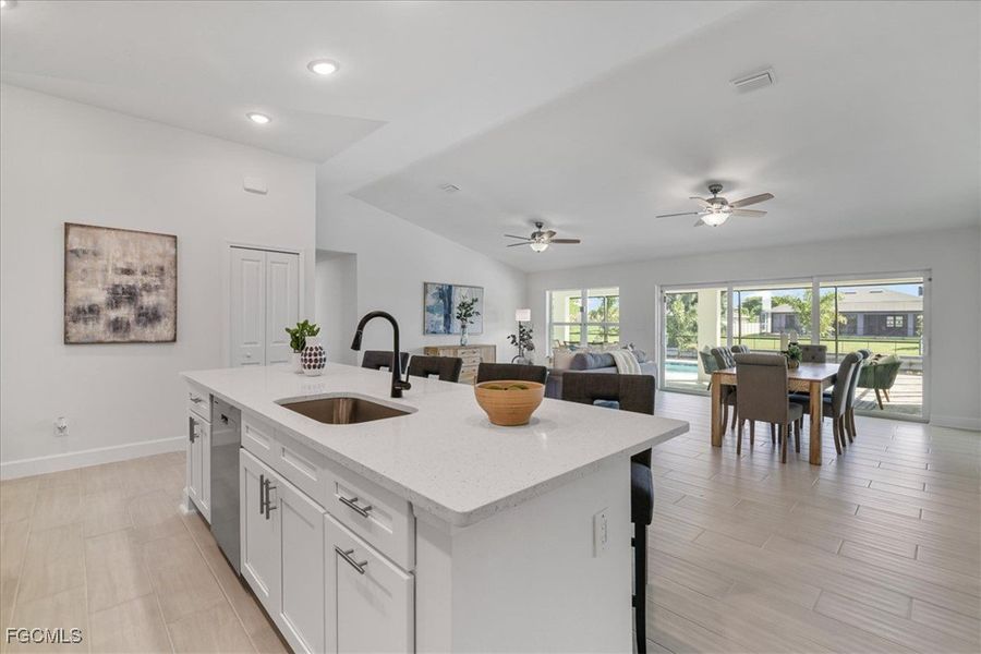 Furnished interior view inside a new home in Cape Coral, Cape Coral (Image 9).