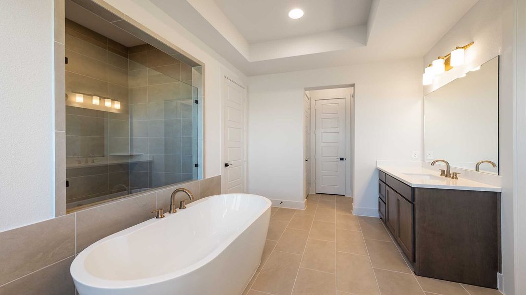 Furnished interior view inside a new home in Hillstead 60', Lavon (Image 11). Furnished interior view inside a new home in Hillstead 60', Lavon (Image 11).