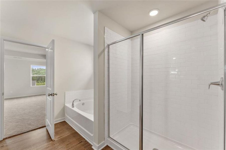 Furnished interior view inside a new home in The Estates at Gainesville Township, Gainesville (Image 10).