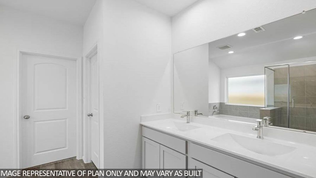 Furnished interior view inside a new home in Granger Pines, Conroe (Image 6).