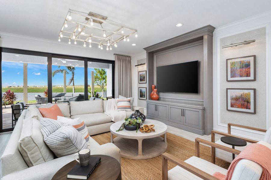 Representative furnished interior of a home built from the Bimini by GL Homes in Valencia Parc at Riverland, Port St. Lucie (Image 13).