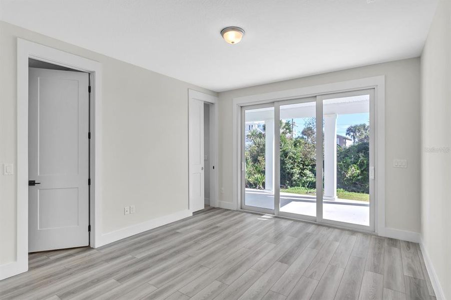 4th bedroom Flex Room to Porch and Yard