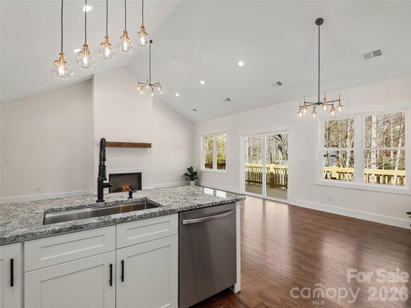 Furnished interior view inside a new home in , Hendersonville (Image 7).