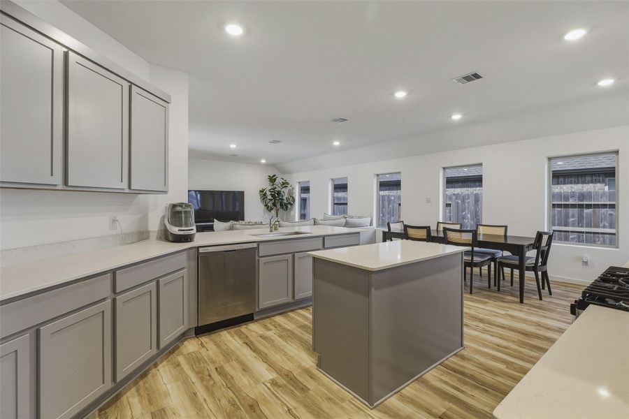 Furnished interior view inside a new home in Samara, League City (Image 34).