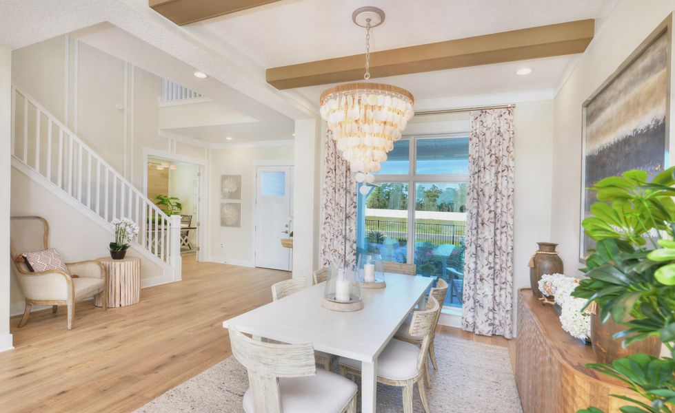 Furnished interior view inside a new home in Tidewater, Jacksonville (Image 30).