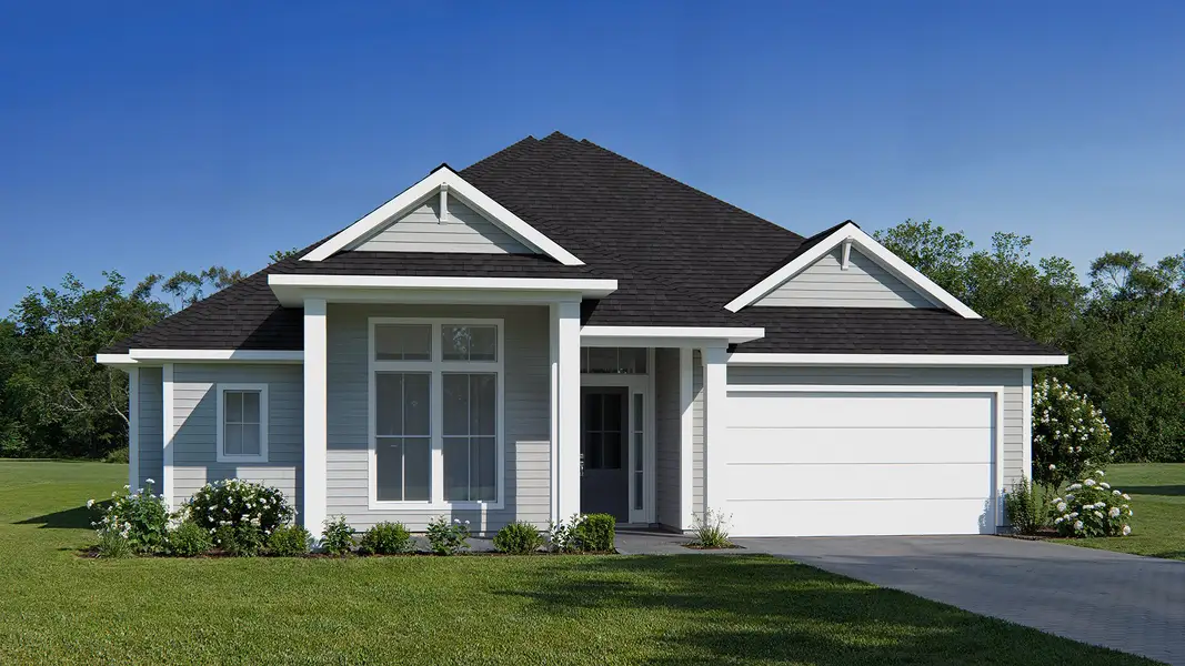 Representative exterior photo of a completed home built from the 2799J by Perry Homes in Hyland Trail, Green Cove Springs, FL (Image 3). Representative exterior photo of a completed home built from the 2799J by Perry Homes in Hyland Trail, Green Cove Springs, FL (Image 3).