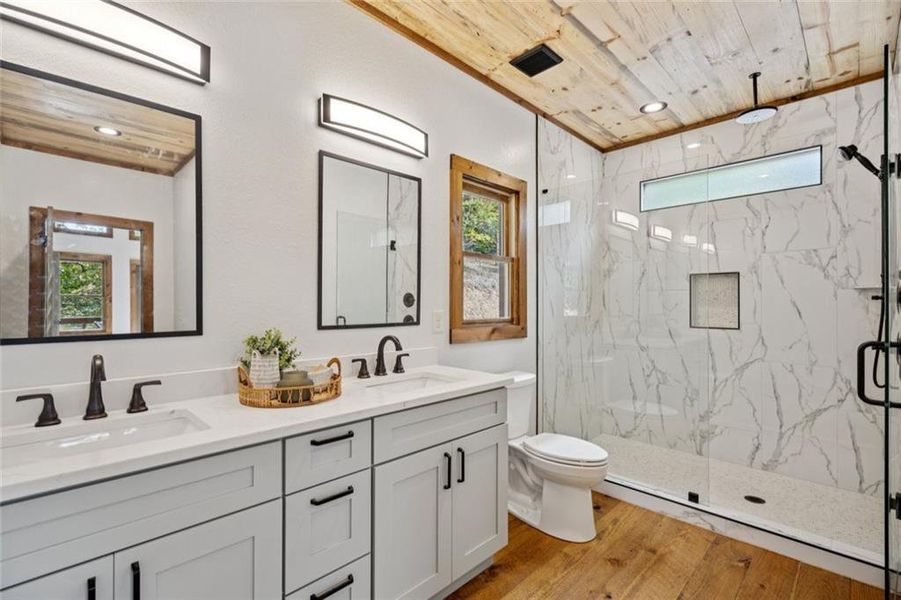 Furnished interior view inside a new home in , Mineral Bluff (Image 11).