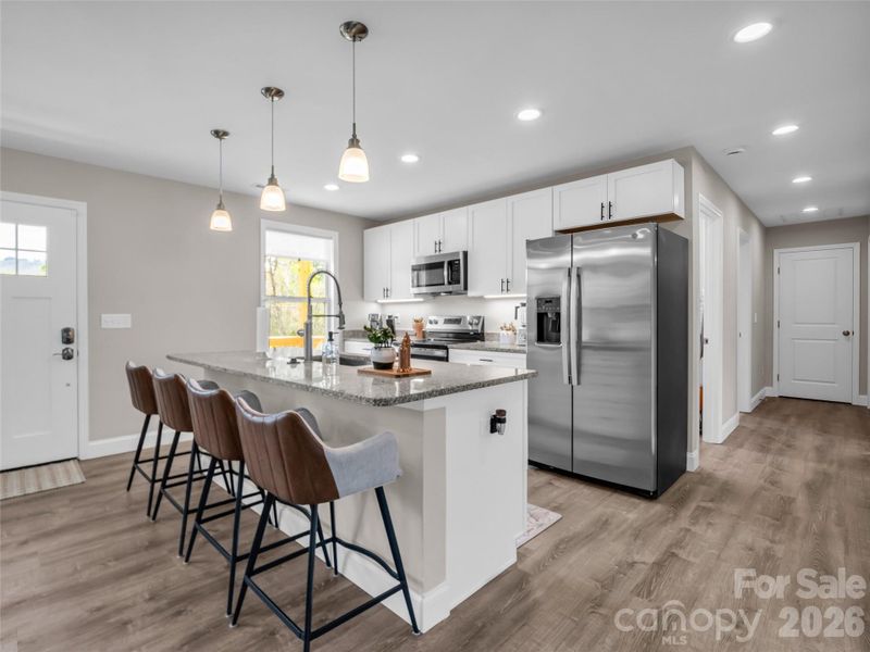 Furnished interior view inside a new home in , Hendersonville (Image 11). Furnished interior view inside a new home in , Hendersonville (Image 11).